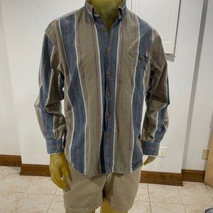 Striped Casual Button Down Shirt